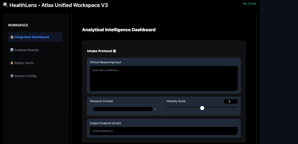HealthLens Clinical Dashboard